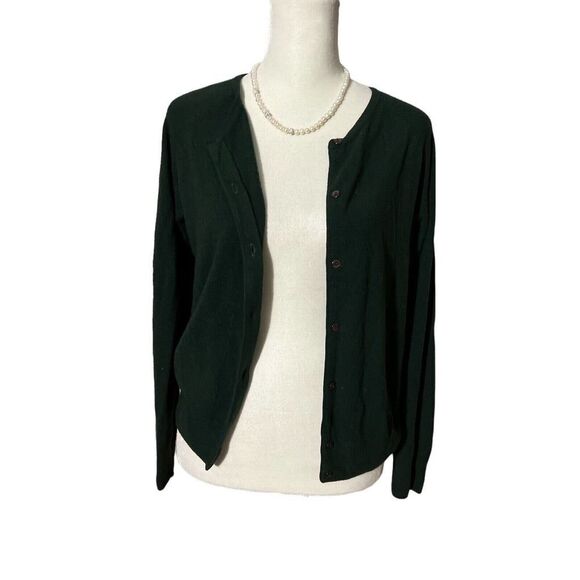 Laura Scott Petite Cardigan Green - Picture 1 of 6